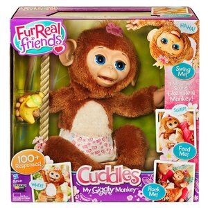 Интерактивная мягкая игрушка FurReal Friends Смешливая обезьянка (фото modal nav 4)