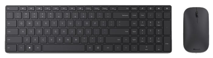 Клавиатура и мышь Microsoft Designer Bluetooth Desktop Black Bluetooth (фото modal 3)
