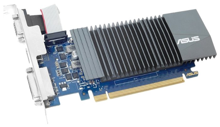 Видеокарта ASUS GeForce GT 710 954MHz PCI-E 2.0 2048MB 5012MHz 64 bit DVI HDMI HDCP (фото modal 2)