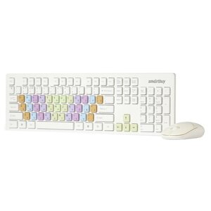 Клавиатура и мышь SmartBuy SBC-218346AG-W White USB (фото modal nav 1)