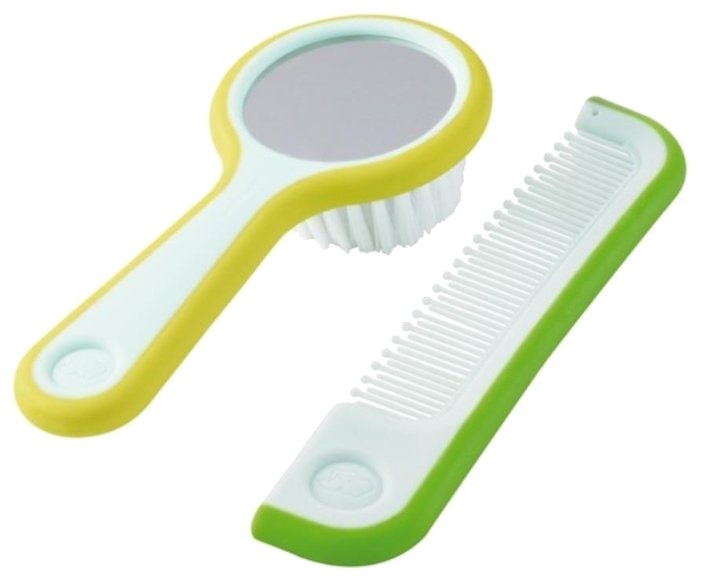 Набор расчесок Bebe confort Brush and comb with mirror (фото modal 6)