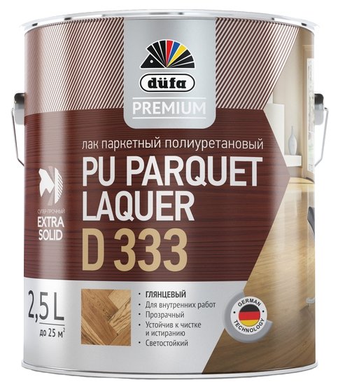 Лак Dufa Premium PU Parquet Laquer D333 (2.5 л) (фото modal 1)