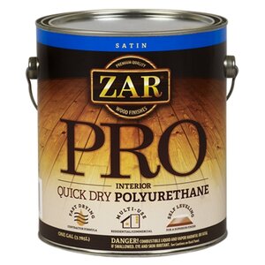 Лак ZAR Pro Interior Quick Dry Polyurethane полуматовый (3.78 л) (фото modal nav 1)