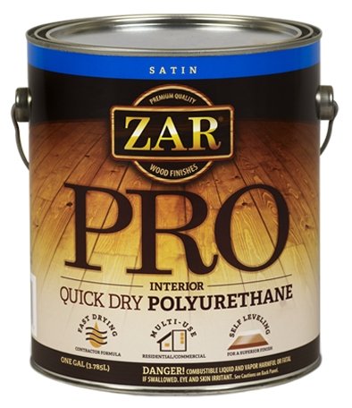 Лак ZAR Pro Interior Quick Dry Polyurethane полуматовый (3.78 л) (фото modal 1)