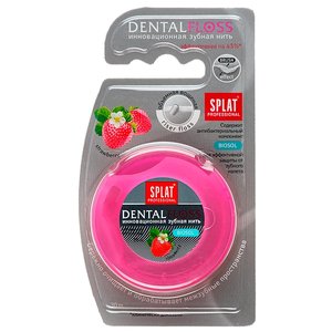 SPLAT зубная нить Dentalfloss (клубника) (фото modal nav 1)