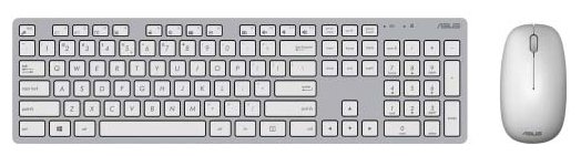 Клавиатура и мышь ASUS W5000 White USB (фото modal 1)