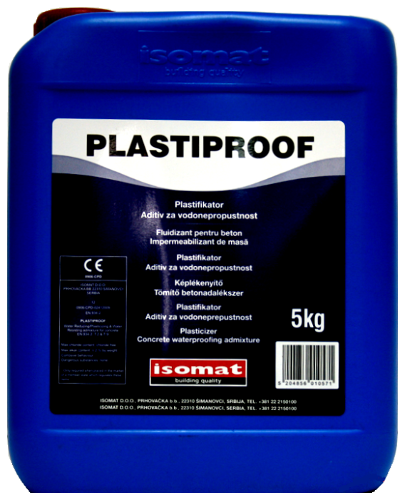 Добавка пластификатор Isomat Plastiproof 5кг (фото modal 2)