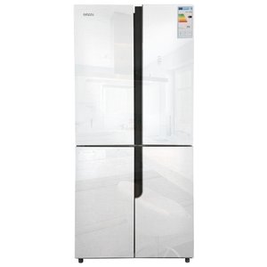 Холодильник Ginzzu NFK-500 White glass (фото modal nav 1)