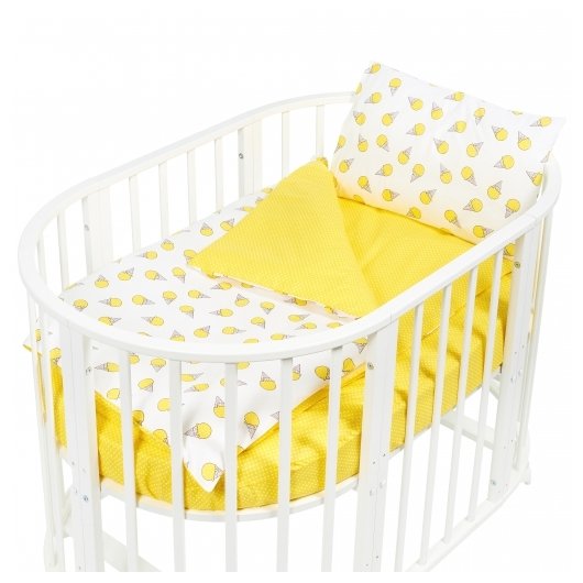SWEET BABY комплект в овальную кроватку Yammy (4 предмета) (фото modal 2)