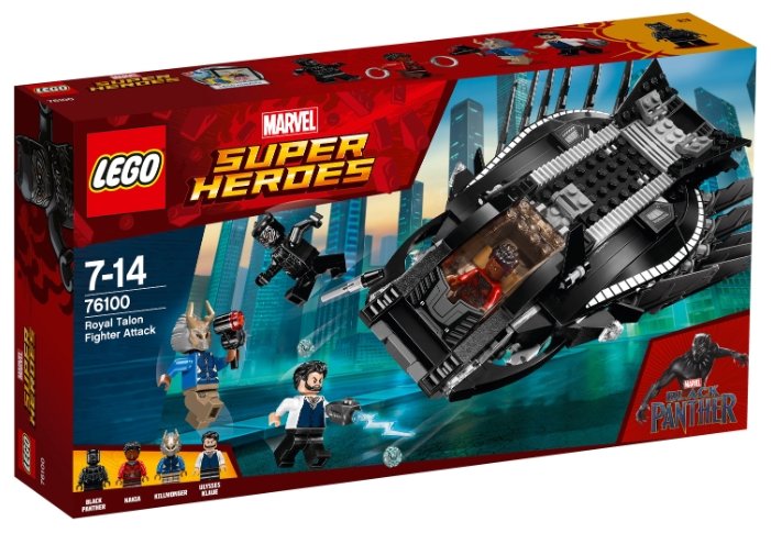 Конструктор LEGO Marvel Super Heroes 76100 Нападение Королевского Когтя (фото modal 1)