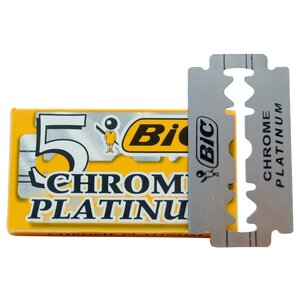 Лезвия для T-образного станка Bic Chrome Platinum (фото modal nav 1)