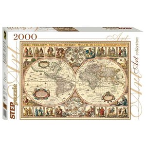 Пазл Step puzzle Историческая карта мира (84003) , элементов: 2000 шт. (фото modal nav 1)