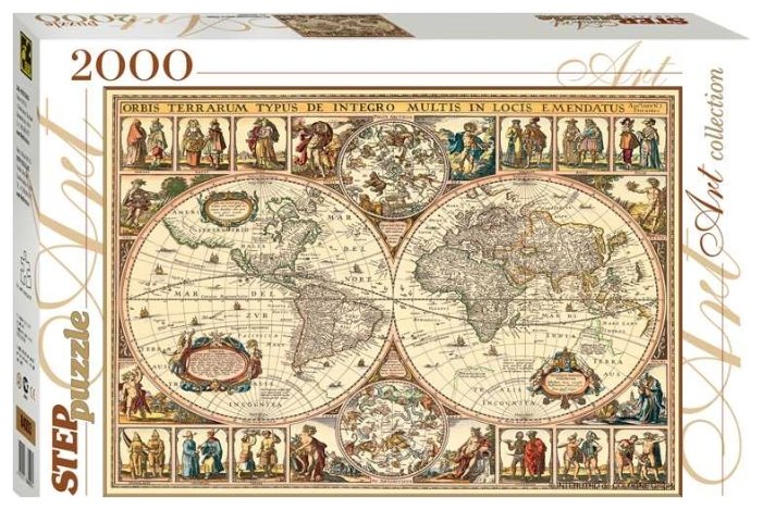 Пазл Step puzzle Историческая карта мира (84003) , элементов: 2000 шт. (фото modal 1)