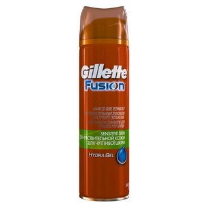 Гель для бритья Fusion Hydra Gel Sensitive Skin для чувствительной кожи Gillette (фото modal nav 1)