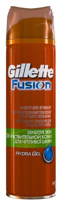 Гель для бритья Fusion Hydra Gel Sensitive Skin для чувствительной кожи Gillette (фото modal 1)