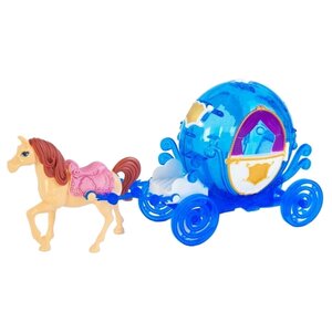 Shantou Gepai карета круглая с лошадкой (SS022A) (фото modal nav 1)