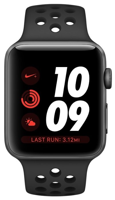 Часы Apple Watch Series 3 Cellular 42mm Aluminum Case with Nike Sport Band (фото modal 4)