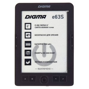 Электронная книга Digma е63S (фото modal nav 1)