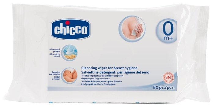 Chicco Очищающие салфетки для груди (фото modal 1)