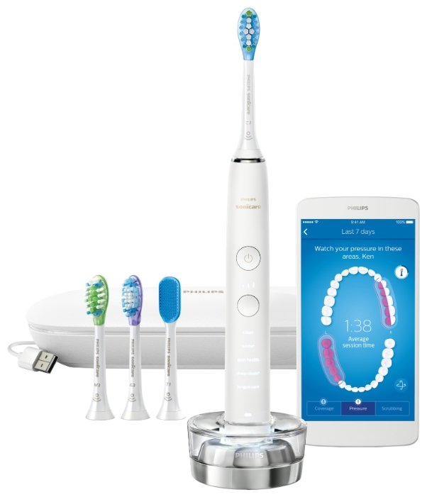 Электрическая зубная щетка Philips Sonicare DiamondClean Smart HX9924/07 (фото modal 4)
