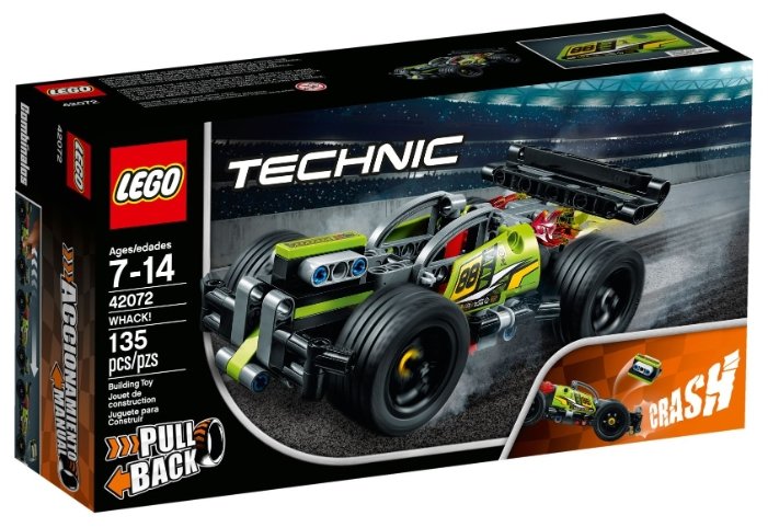 Конструктор LEGO Technic 42072 Зеленый гоночный автомобиль (фото modal 1)