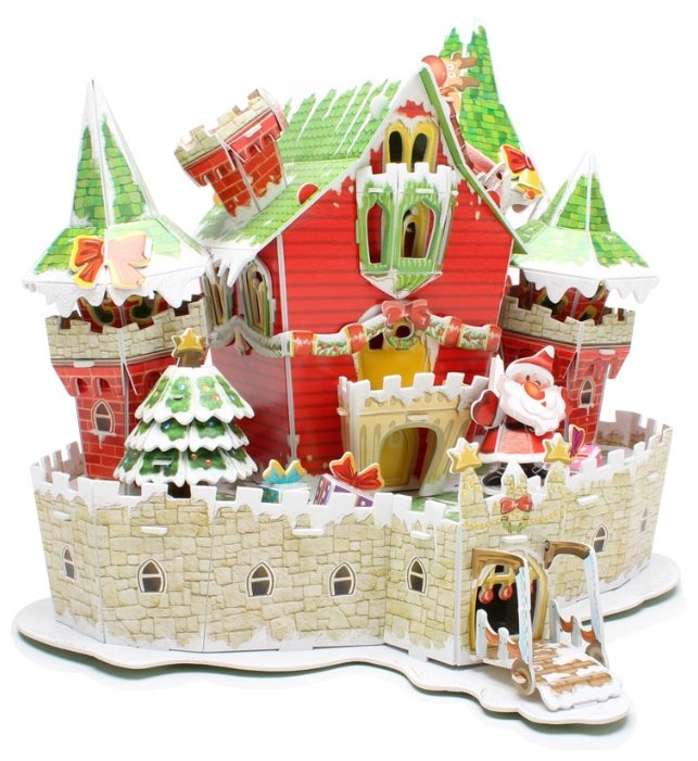 Пазл CubicFun Сказочный рождественский замок (P646h) , элементов: 84 шт. (фото modal 1)