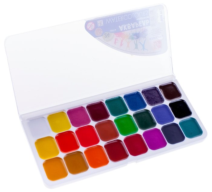 Луч Акварельные краски Классика 24 цвета, без кисти (19С 1294-08) (фото modal 2)