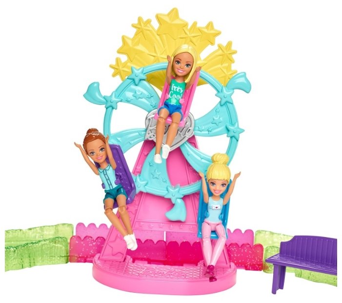 Набор Barbie В движении Парк аттракционов, 10 см, FHV70 (фото modal 5)