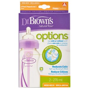 Dr. Brown's Бутылочки полипропиленовые с широким горлом Options 270 мл, 2 шт. с рождения (фото modal nav 8)