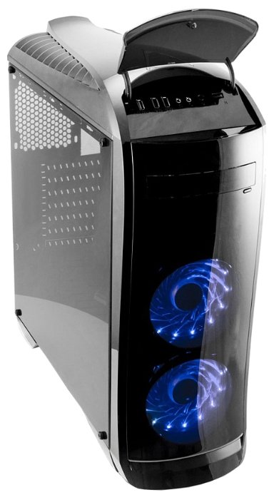 Компьютерный корпус 3Cott G09 w/o PSU Black (фото modal 2)