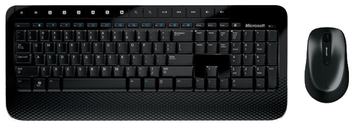 Клавиатура и мышь Microsoft Wireless Desktop 2000 Black USB (фото modal 3)