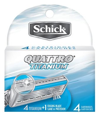 Сменные лезвия Schick Quattro Titanium (фото modal 1)