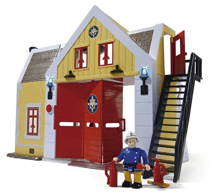 Dickie Toys Пожарный Сэм Пожарная станция со звуком и светом 9251062 (фото modal 1)