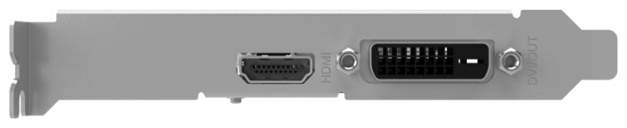Видеокарта Palit GeForce GT 1030 1227MHz PCI-E 3.0 2048MB 6000MHz 64 bit DVI HDMI HDCP Low Profile (фото modal 4)