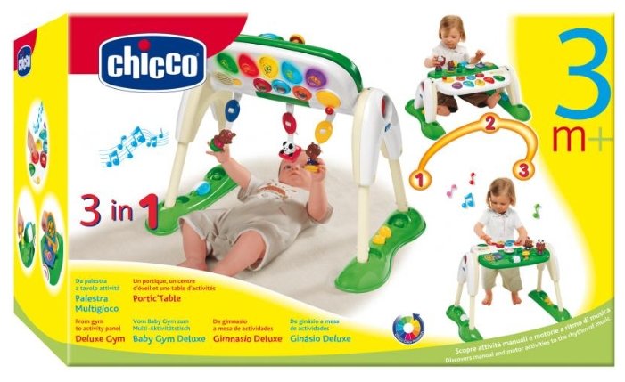 Интерактивная развивающая игрушка Chicco Гимнастический центр 3-в-1 Deluxe (фото modal 5)