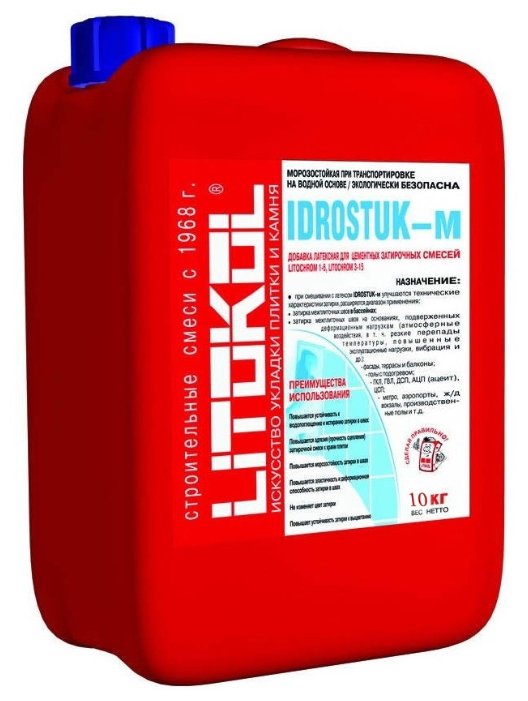 Добавка латексная Litokol Idrostuk-m 10 кг (фото modal 1)