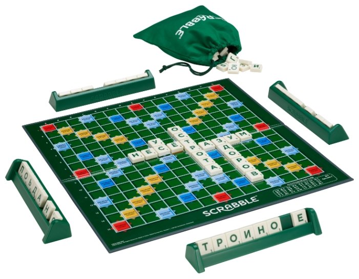 Настольная игра Mattel Scrabble Y9618 (фото modal 2)