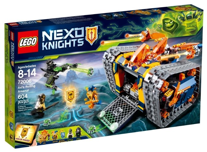 Конструктор LEGO Nexo Knights 72006 Мобильный арсенал Акселя (фото modal 1)