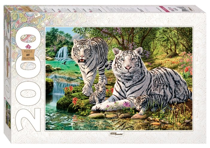Пазл Step puzzle Art Collection Сколько тигров? (84034) , элементов: 2000 шт. (фото modal 1)