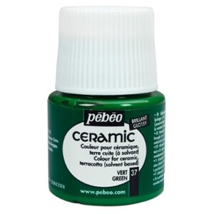 Краски Pebeo Ceramic Зеленый 025037 1 цв. (45 мл.) (фото modal nav 1)