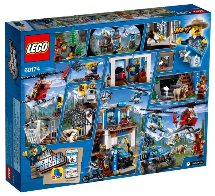 Конструктор LEGO City 60174 Полицейский участок в горах (фото modal 2)