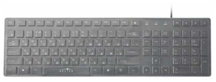 Клавиатура Oklick 556S Black USB (фото modal 3)