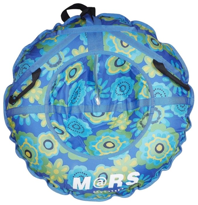 Тюбинг Mars Цветы на синем 90 см (фото modal 1)