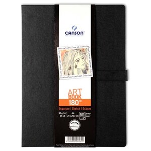 Скетчбук Canson 180° Art Book 21 х 14.8 см (A5), 96 г/м², 80 л. (фото modal nav 1)