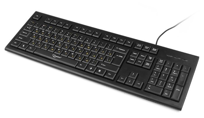 Клавиатура Gembird KB-8353U-BL Black USB (фото modal 2)