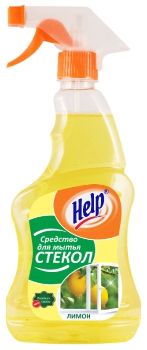 Спрей Help Лимон для мытья стекол (триггер) (фото modal 1)