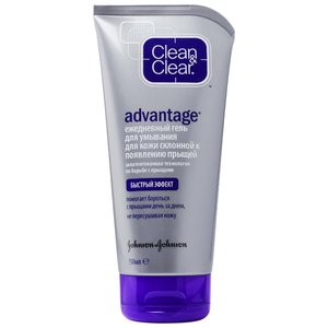 Clean & Clear Advantage Ежедневный гель для умывания лица Быстрый эффект (фото modal nav 1)