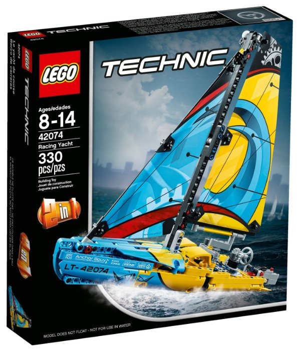 Конструктор LEGO Technic 42074 Гоночная яхта (фото modal 1)