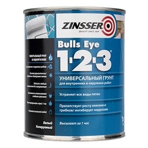 Грунтовка Zinsser Bulls Eye 1 2 3 (3.78 л) (фото modal nav 1)