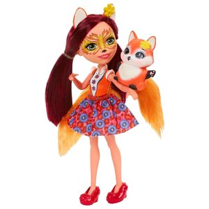 Кукла Enchantimals Фелисити Лис с любимой зверюшкой, 15 см, DVH89 (фото modal nav 3)